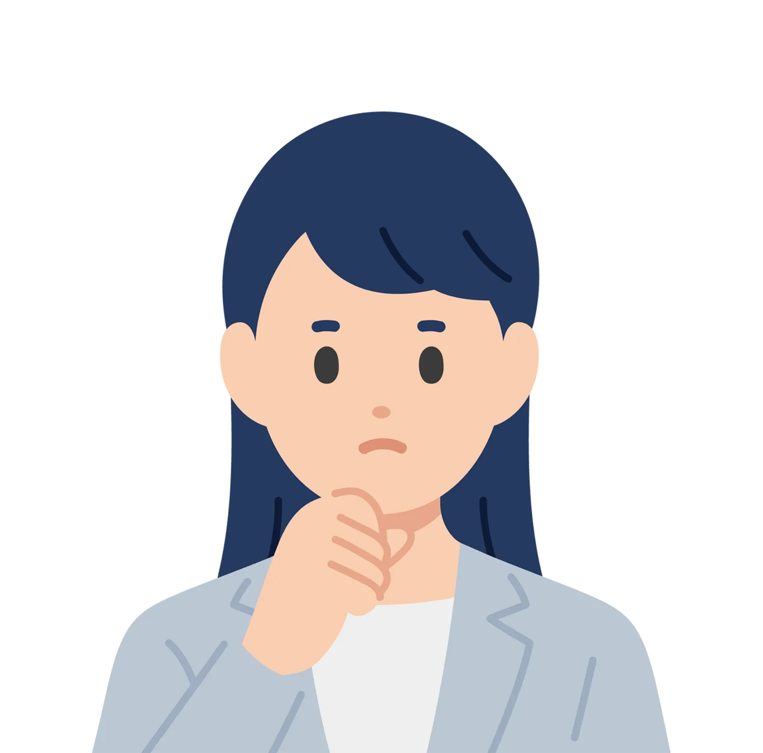 同じところに生えてくる毛がある人